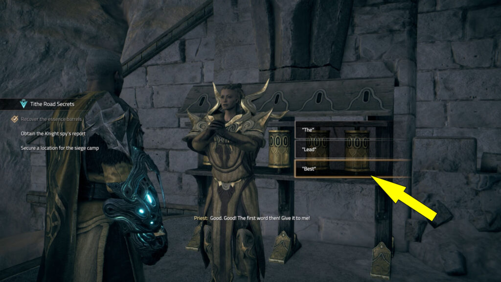The Tithe Road Secrets Knight Spy’s Report Puzzle Solution is Best Knight Ever.