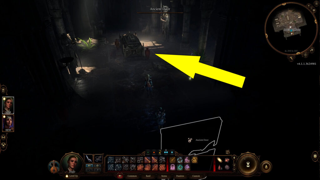 baldurs gate 3 dank crypt sarcophagus trap puzzle location - GameClubz