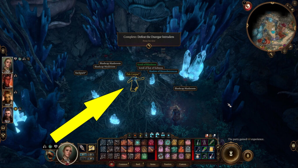 Upon talking to Sovereign Spaw, he will give you the title of "Peacebringer" and open the Guardian Door leading to a treasure room with your rewards for saving the Underdark.