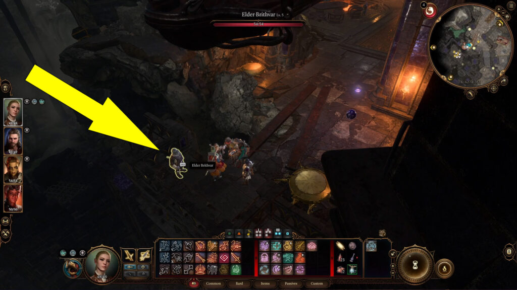 Speak with Elder Brithvar and Stone Guard Kur on the balcony to the north of the blocked tunnel to start the Find Explosives quest.