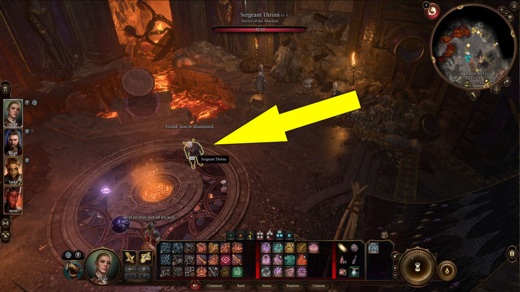 Speal with Sergeant Thrinn and give her boots to receive your reward and complete the quest.