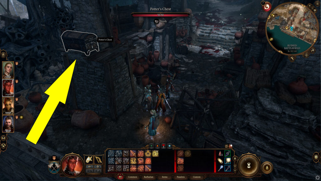 BG3 Potter's Chest Location