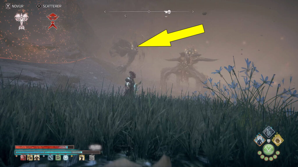 Elite Foe #6 (Novur) is found right next to the Northern Watchtower