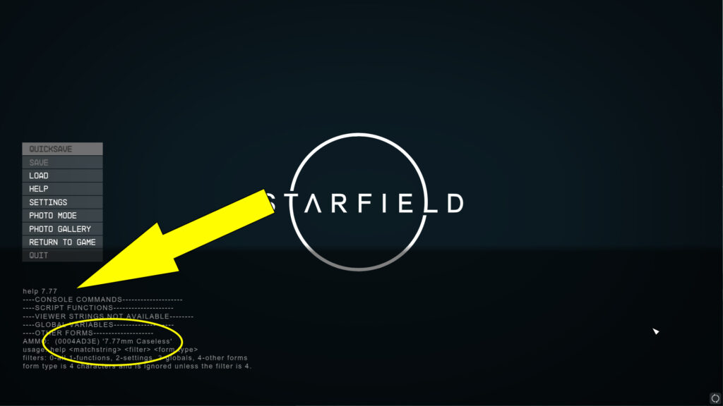 Starfield cheat codes completely change the game