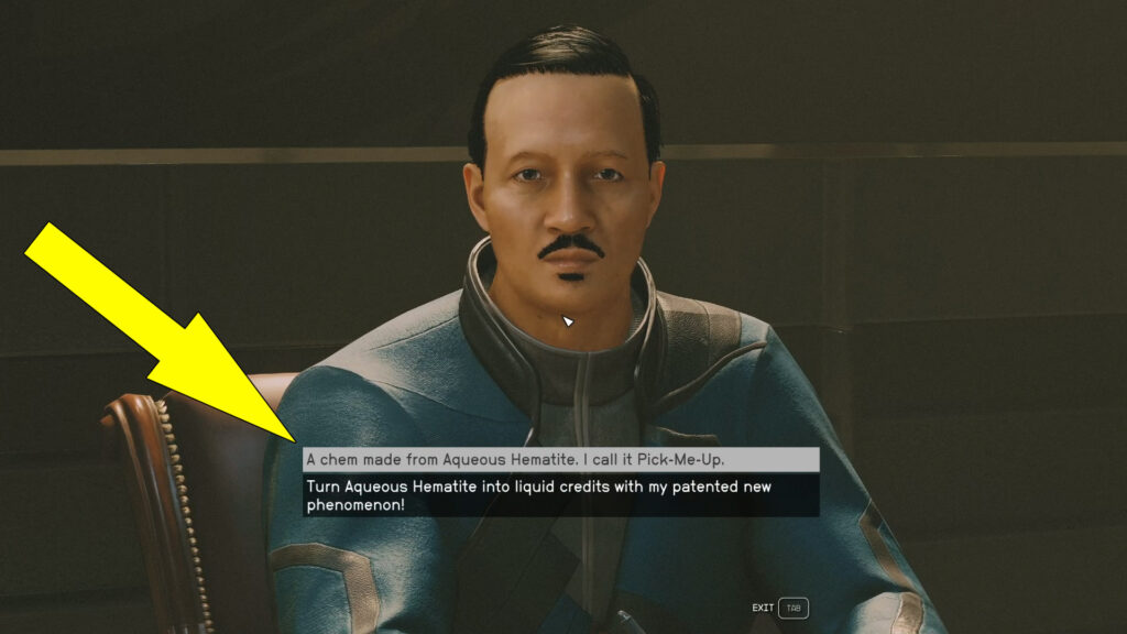 To progress in the Delivering Devils mission, convince Oktai to buy the Pick-Me-Up drug. When he asks what you want in return, ask for Percival Walker's debt to be cleared. 