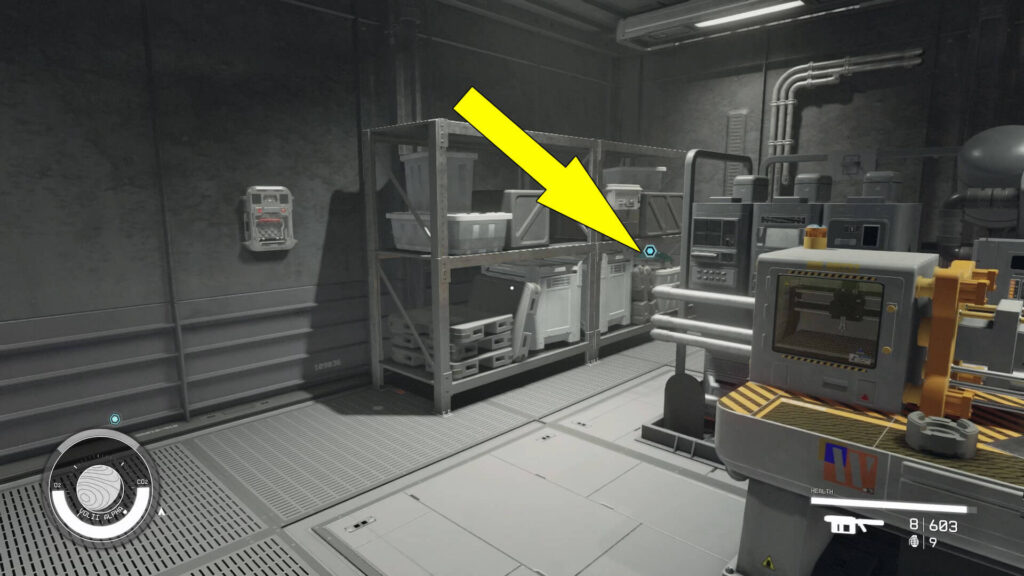 The merchandise is found in Warehouse 03 in the Ebbside area