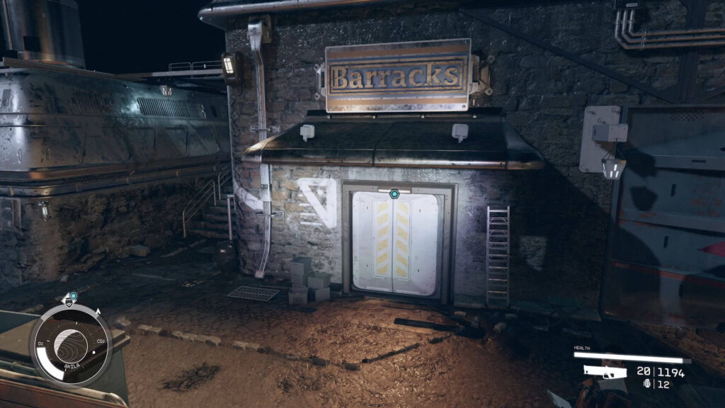 Akila City's barracks location