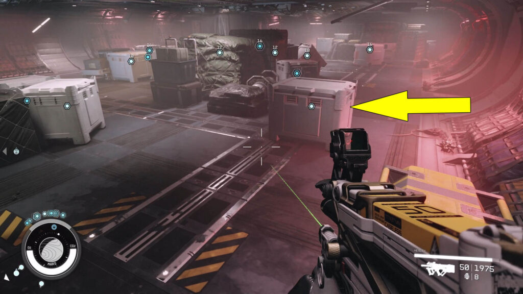 Check the cargo on the Freighter