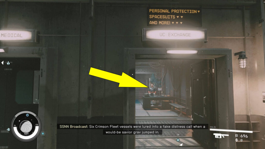 Starfield Freight Fright mission starting location