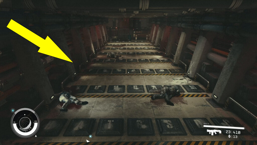 After you finish the conversation with Livvey, you will encounter the Lair of the Mantis floor puzzle consisting of letter tiles. 