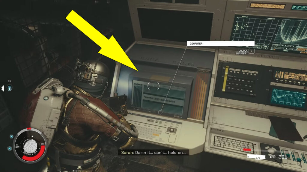 You can hack the computer before the puzzle to disable the turrets at the end of the corridor.