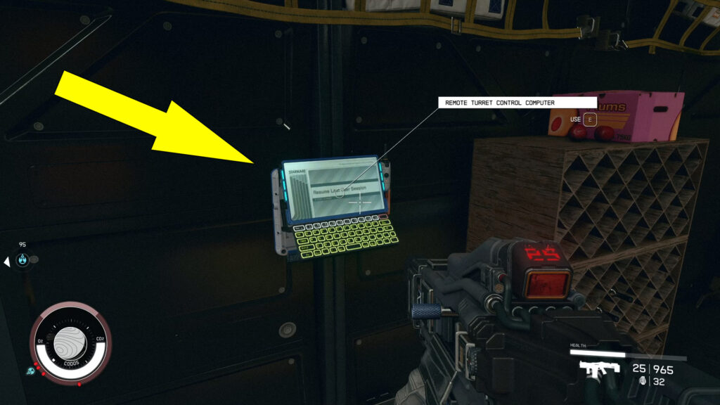 Use the Remote Turret Control Computer to reprogram the ship's turrets against Marco's 1st Cavalry Veterans.