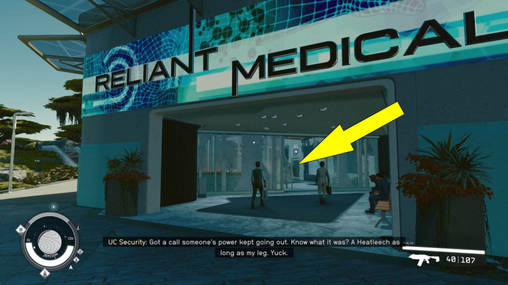 The Relian Medical building is found in the Residential District