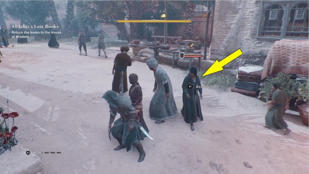 The first Mysterious Shard in Abbasiyah is carried by a guard who patrols through The Four Markets.