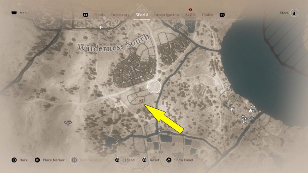 The Joy Beneath Weeping Palms Hidden Treasure is found south of Baghdad in the Palm Grove area