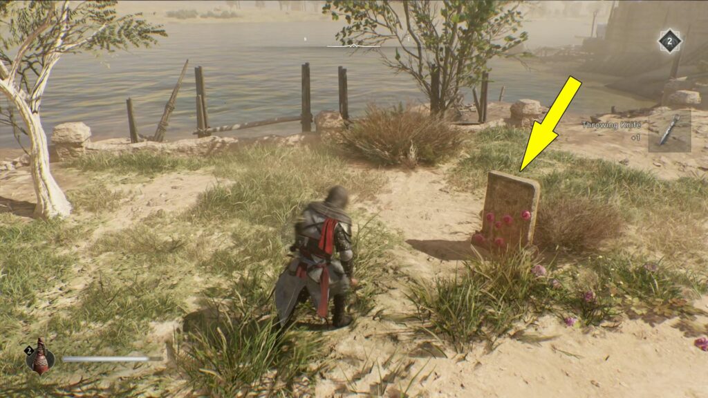 The Nestorian Monastery Grave you must find is on the northern side of the graveyard.
