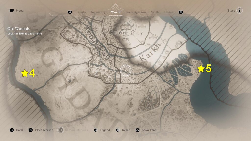 ac mirage wilderness gear chests locations map - GameClubz