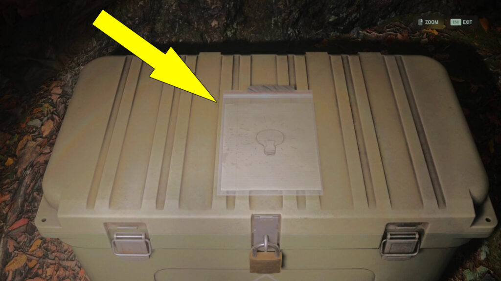 This Cult Stash has a light bulb on top. It's a clue to unlock it.