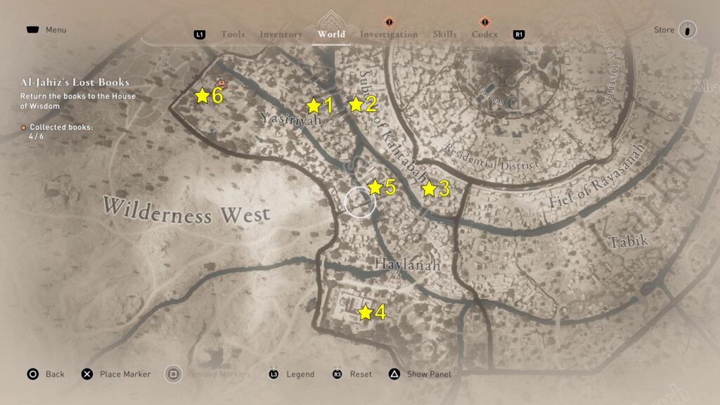 assassins creed mirage abbasiyah gear chests locations map - GameClubz