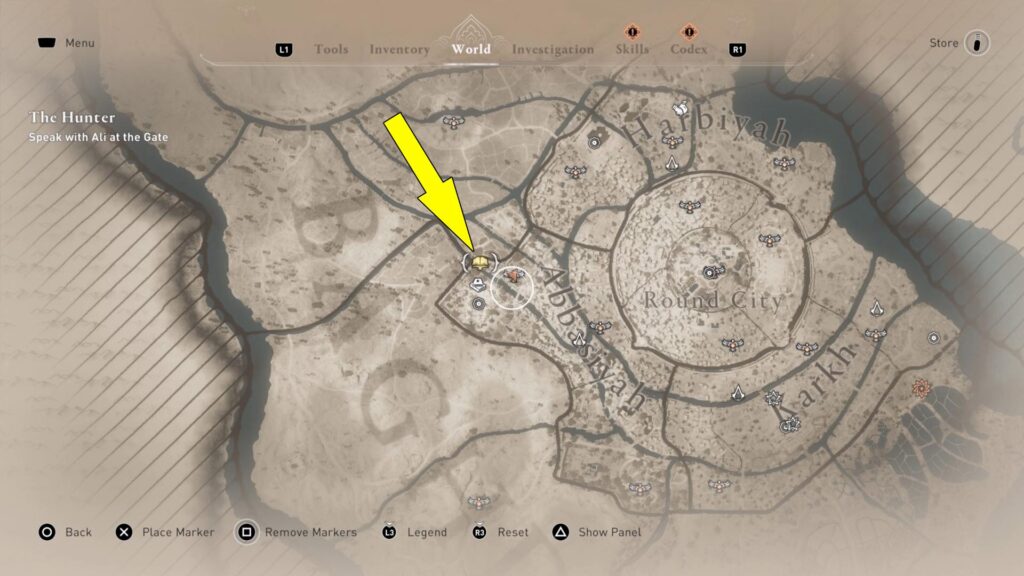 The Abbasiyah Lost Book is found inside a house on the northern side of the district.