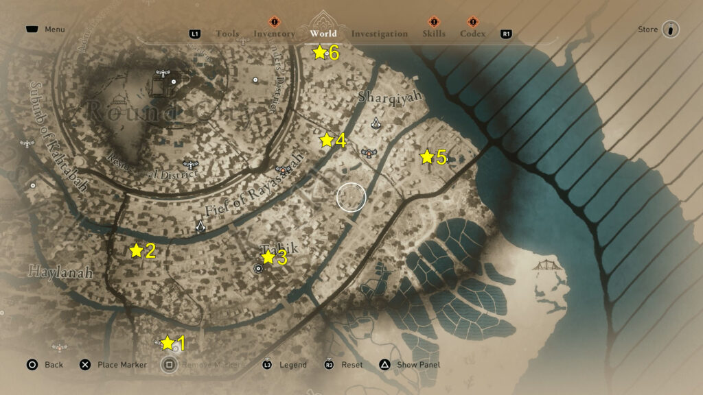 There are six Gear Chests in Karkh territory.