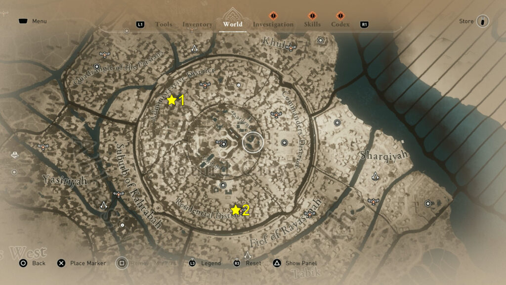 The Round City territory features a total of two Mysterious Shards for you to collect.