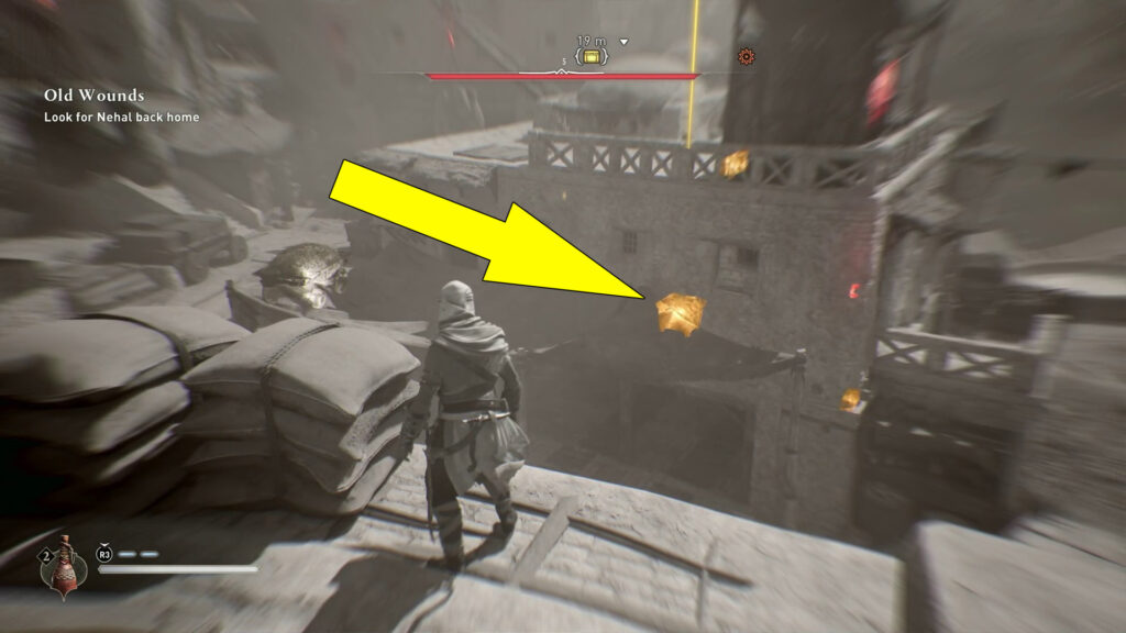 Use Eagle Vision to easily locate the Gear Chest.
