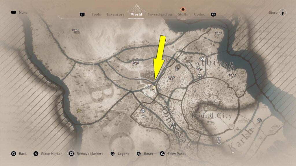 Assassin's Creed Mirage Surrender Enigma Page is found in the Wilderness region.