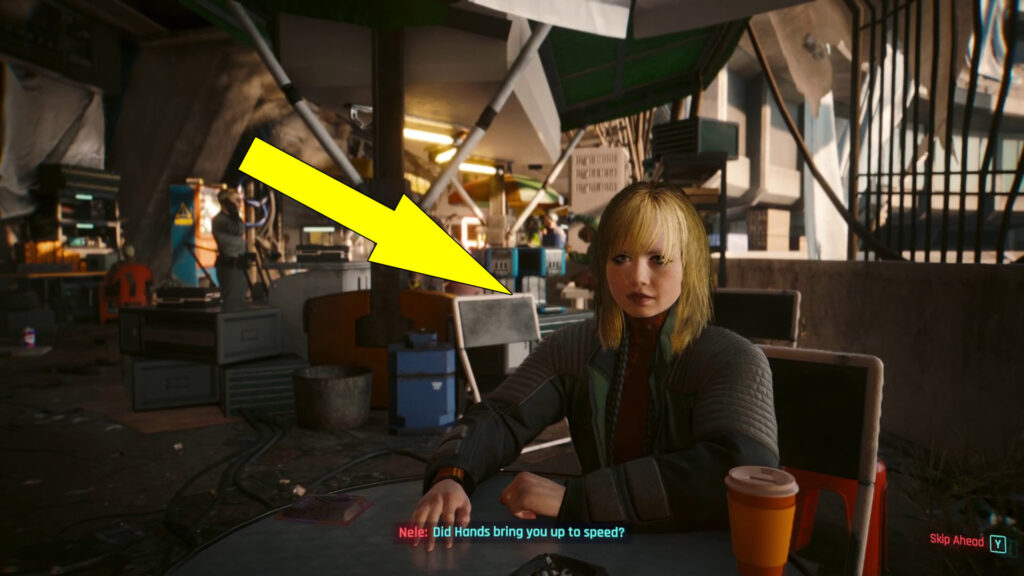 To start the Roads to Redemption gig, you must first talk to Nele. She can be found sitting at a table in the Dogtown stadium.