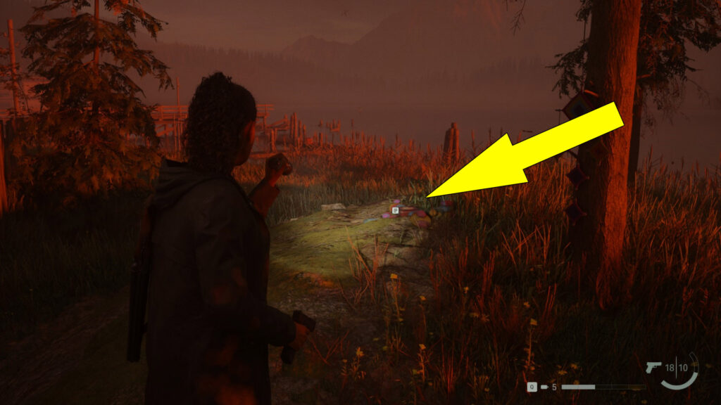 You can find this box just outside of the Billie's Boat Yard to the southwest.