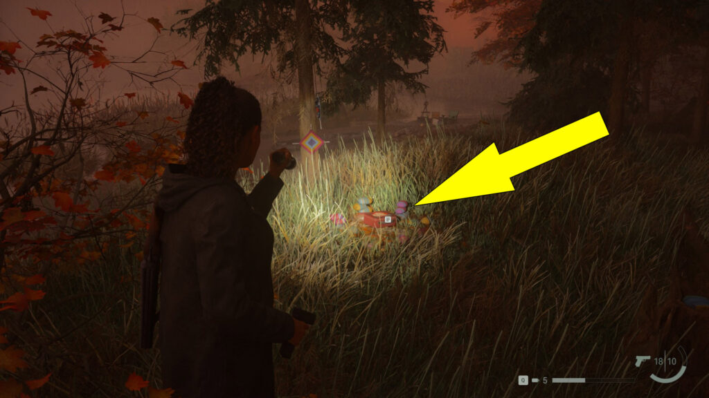 This Lunchbox is located by the southeastern beach of Bunker Woods.