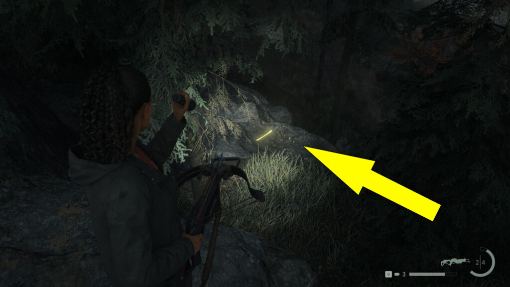 The first symbol location of the puzzle.