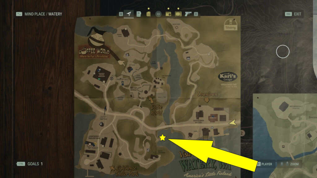 Lighthouse Charm Location Map
