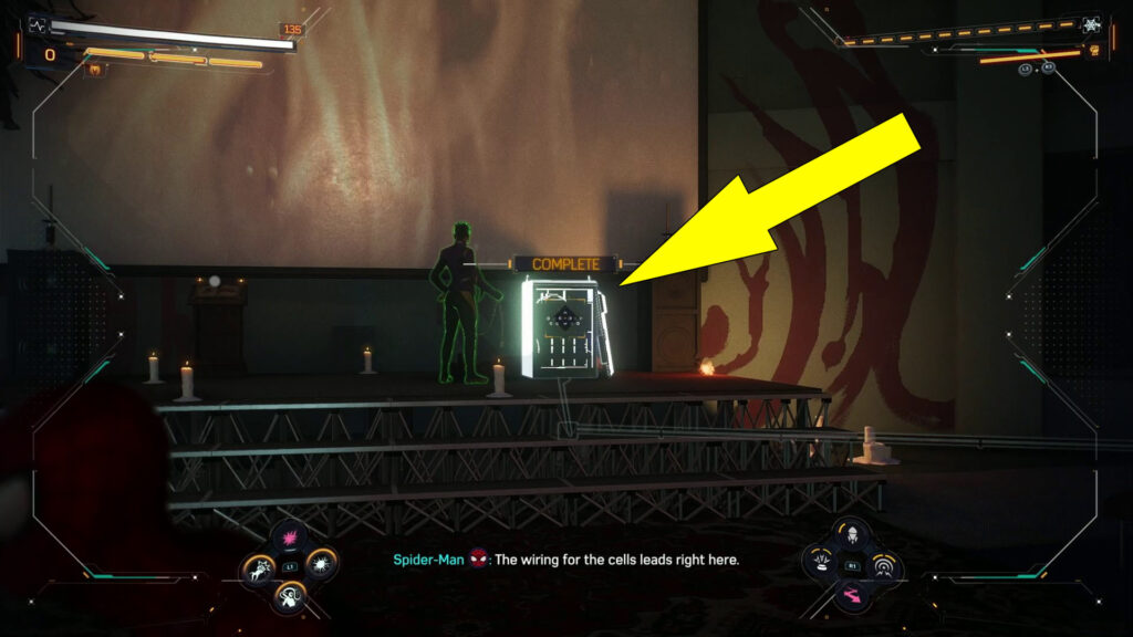 Scan the juction box and interact with it to free the prisoners from their cells.