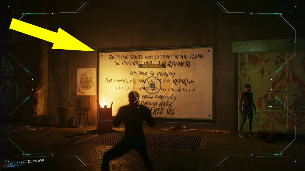 Scan the whiteboard near the doors.