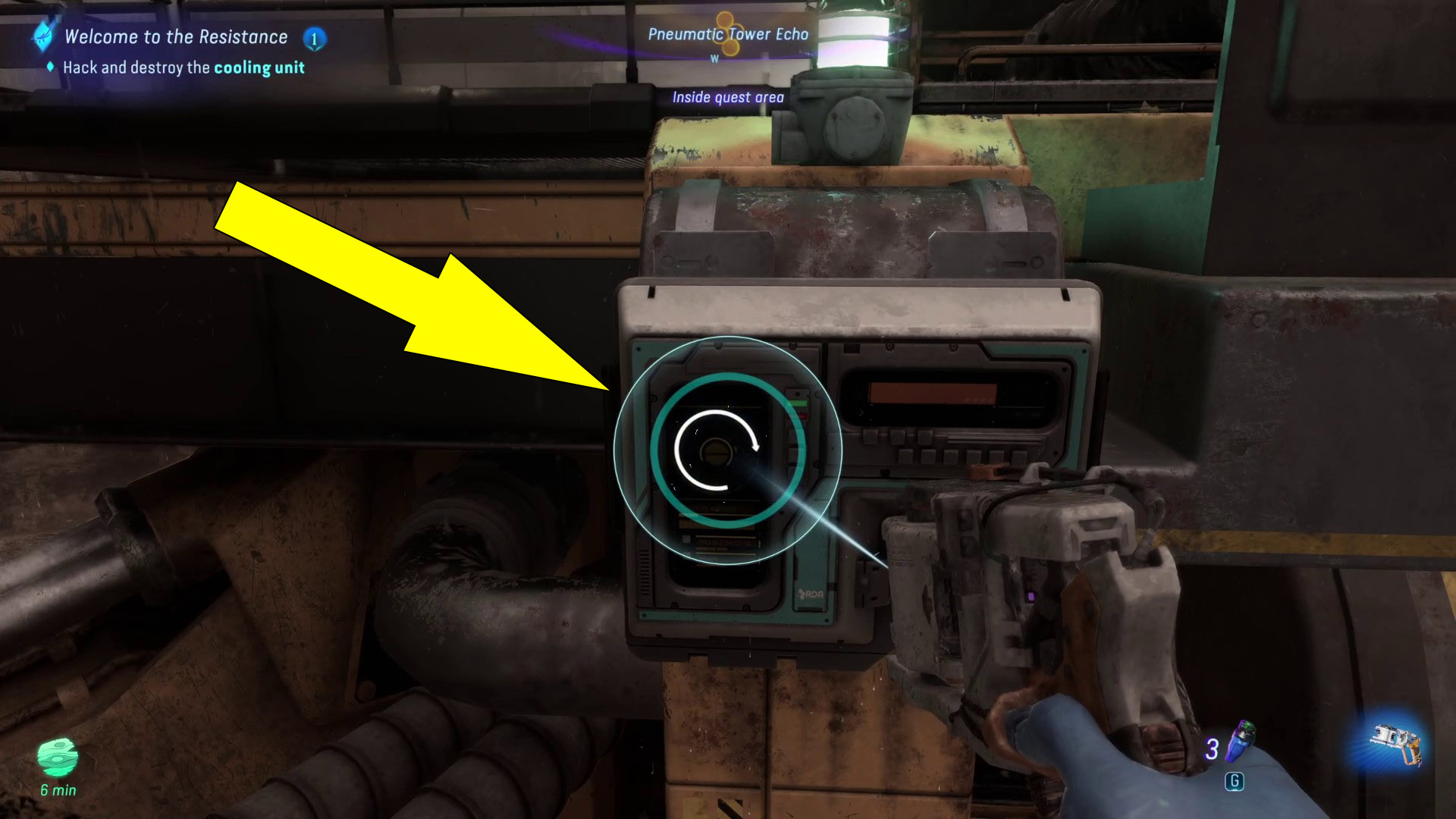 Destroy Generator & Cooling Unit Avatar Frontiers of Pandora