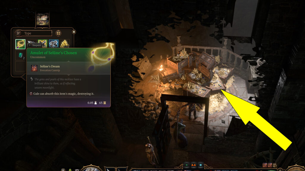 BG3 Amulet of Selûne's Chosen Location