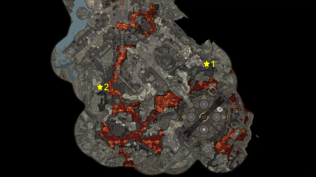 BG3 Mithral Ore Locations Map