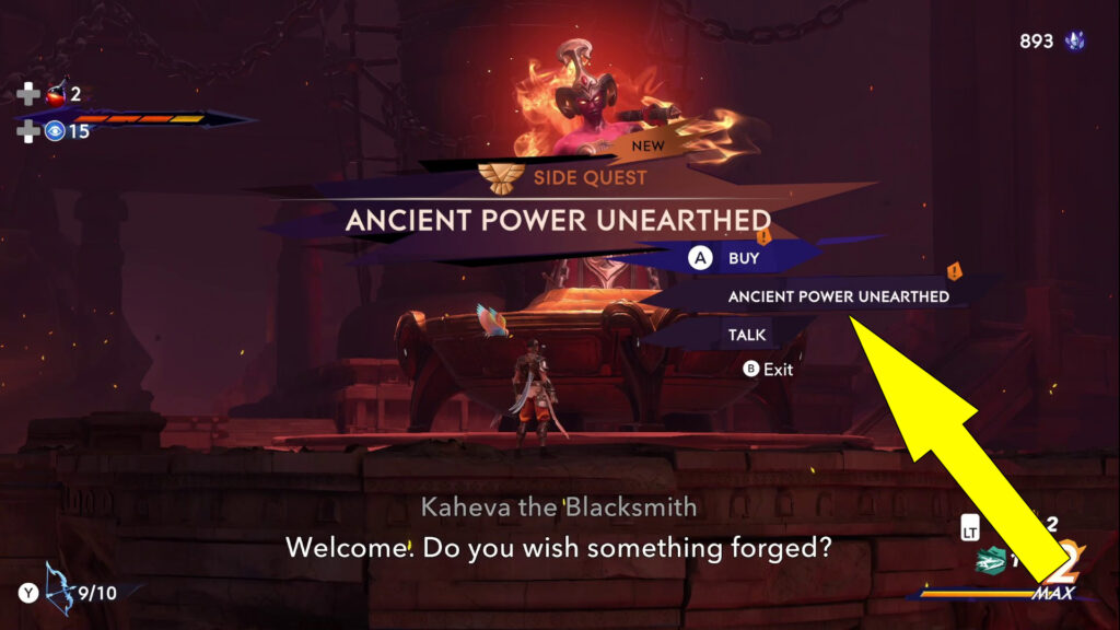 PoP The Lost Crown Ancient Power Unearthed Side Quest