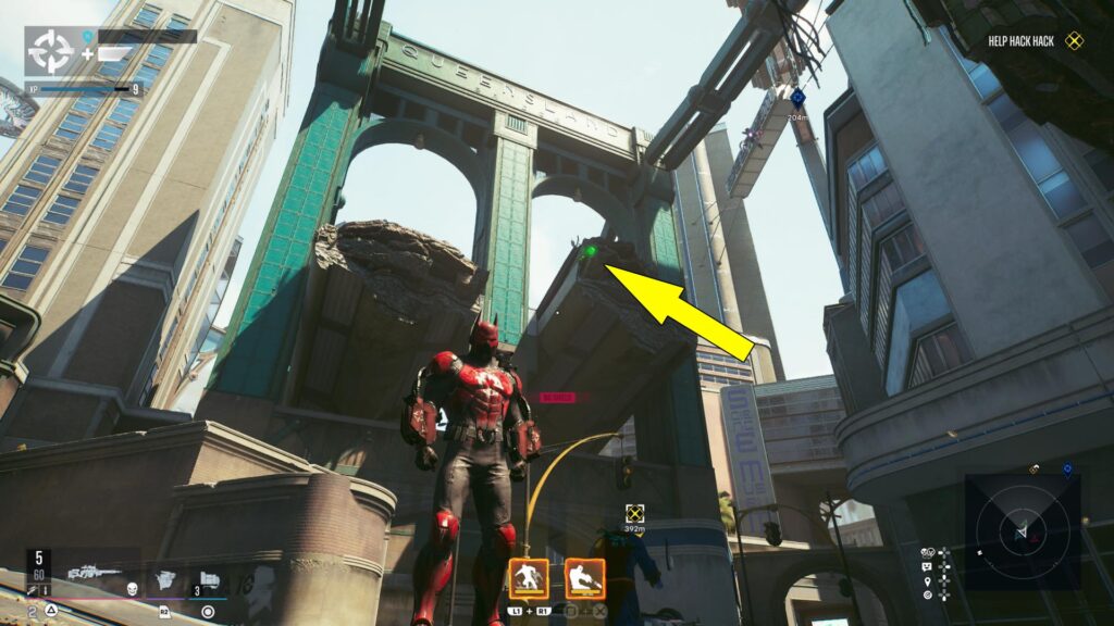 The first Wonderland District Riddler Trophy in Suicide Squad is under the Queensland Bridge.